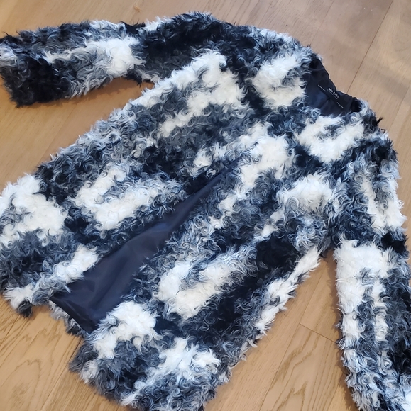 Zara teddy bear coat - Picture 7 of 8